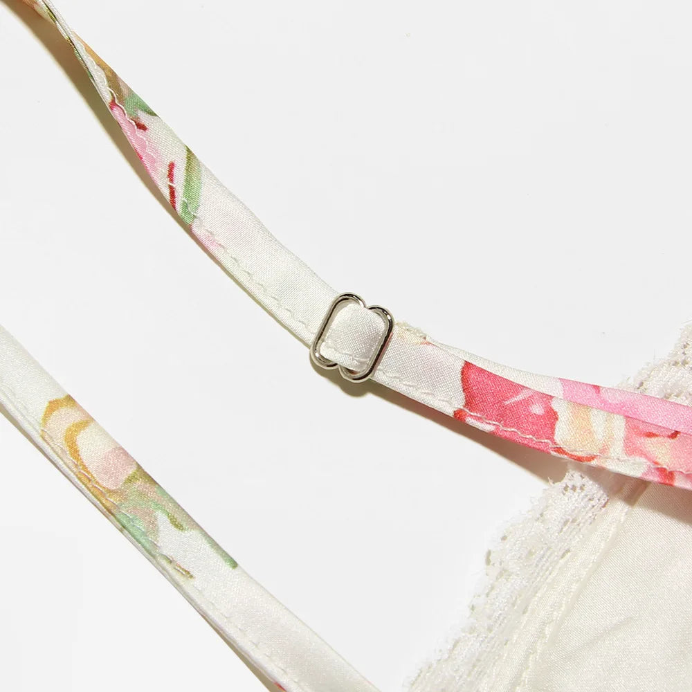 Floral Spaghetti Strap Maxi Dress Celeste Rose
