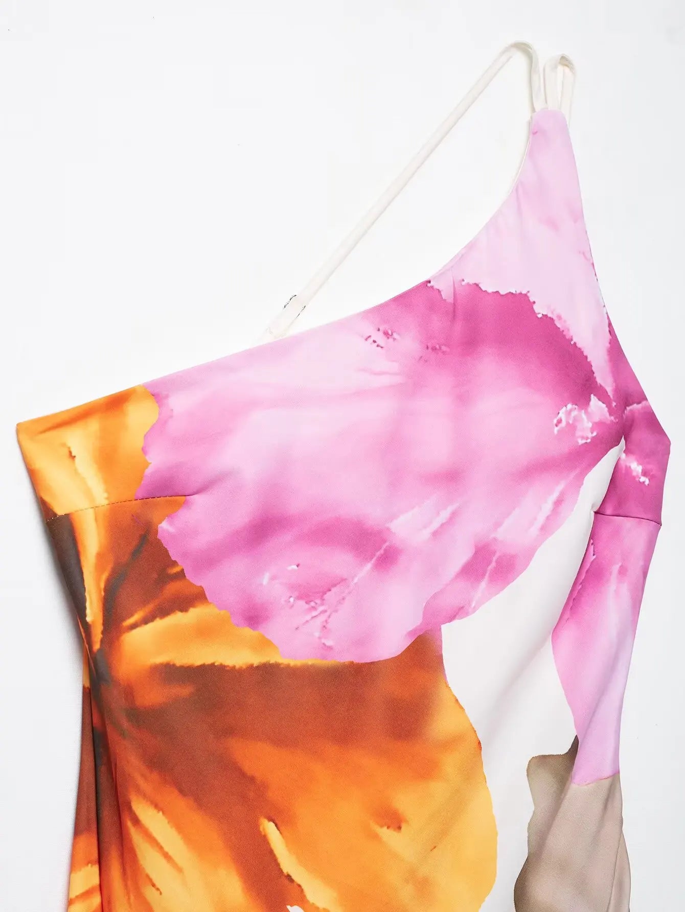 Floral One Shoulder Maxi Dress Beatrice Rose