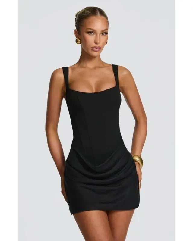 Stretch Strap Bodycon Mini Dress Aurelia Rose