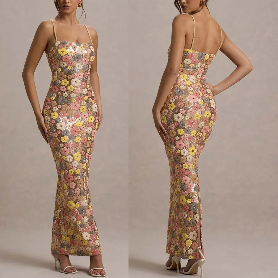 Sequin Maxi Dress Isabelle Rose