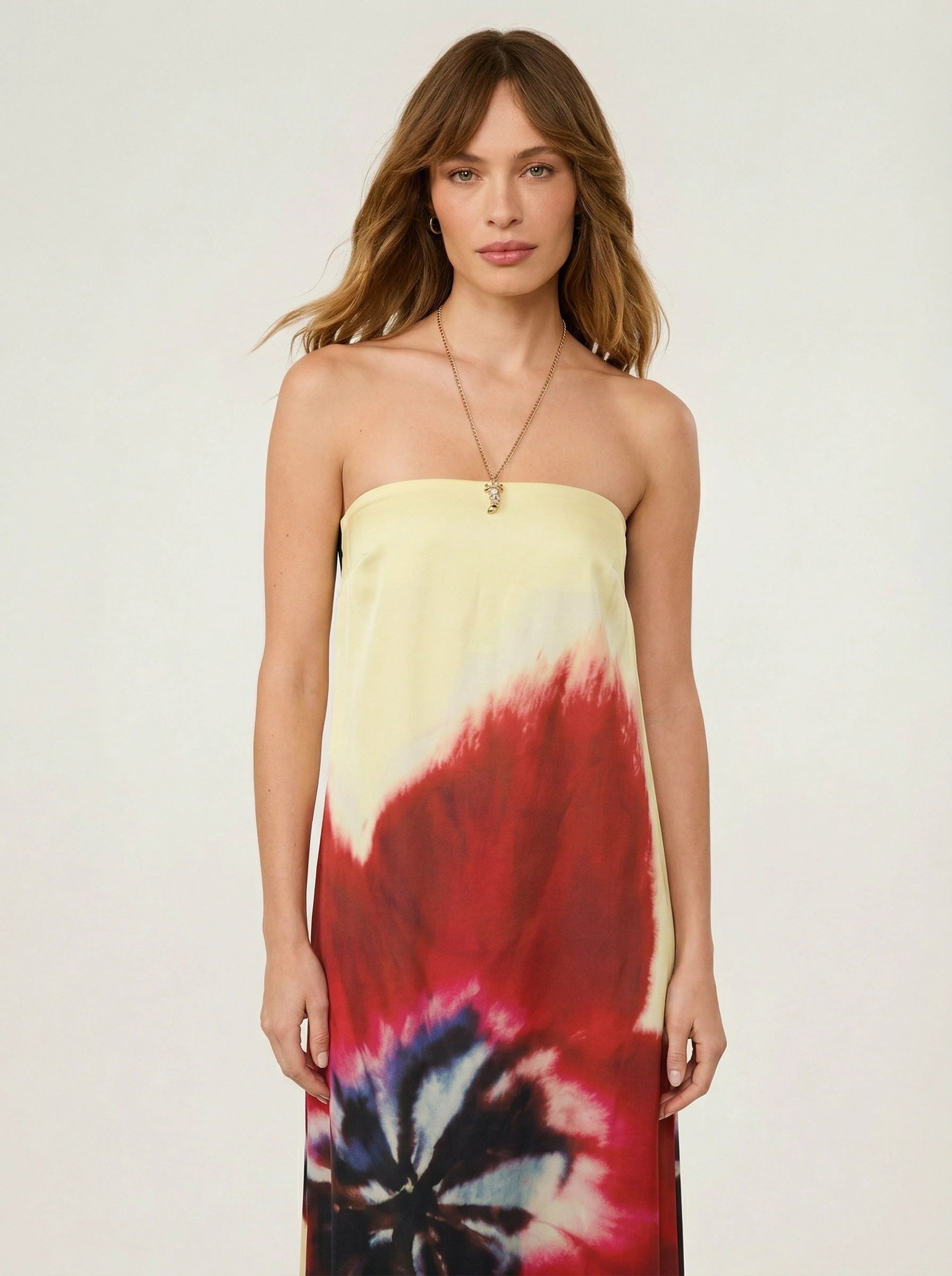 Goldenes Maxikleid Rose Valentina