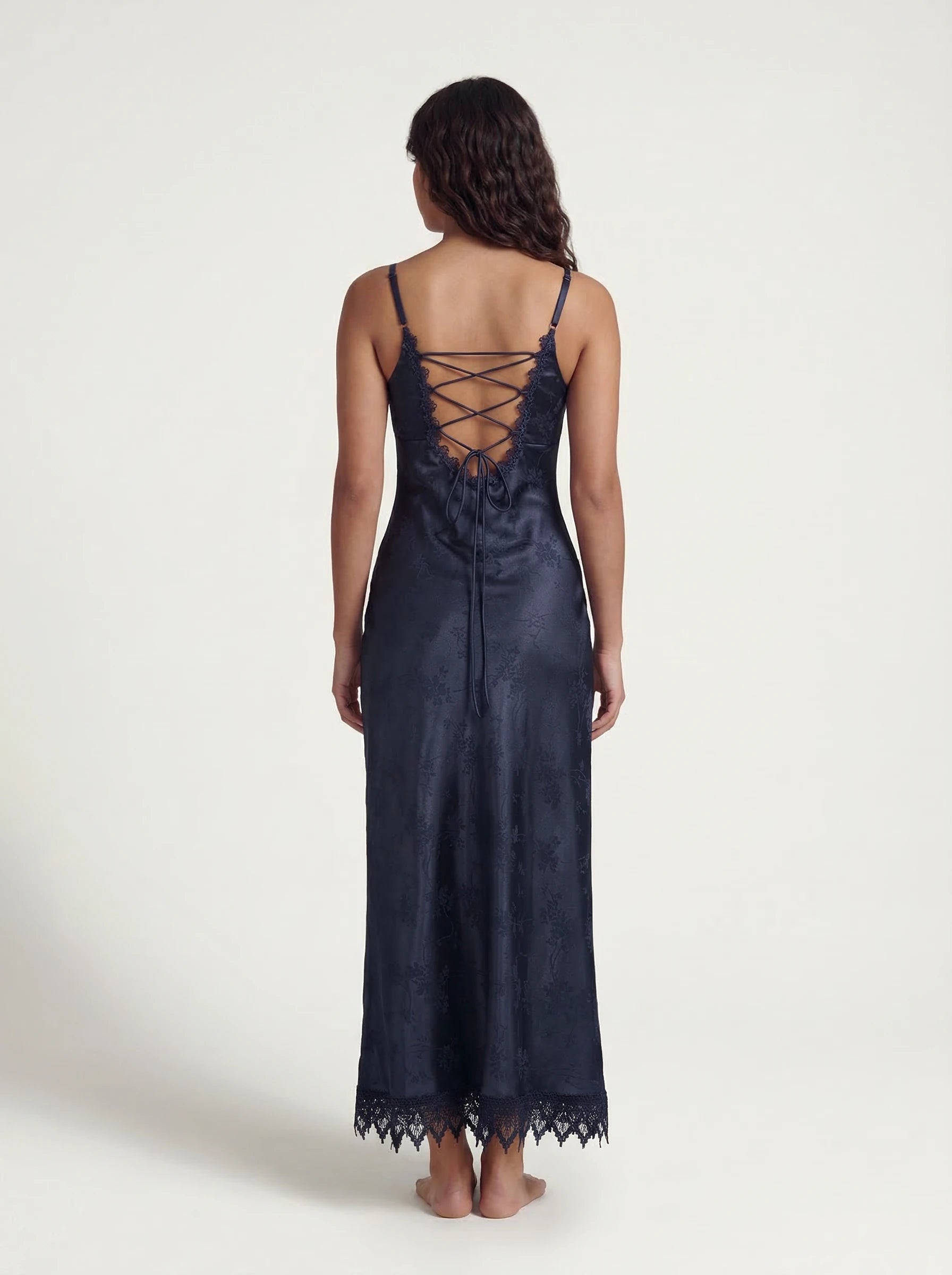 Jacquard Lace Maxi Dress Valentina Rose