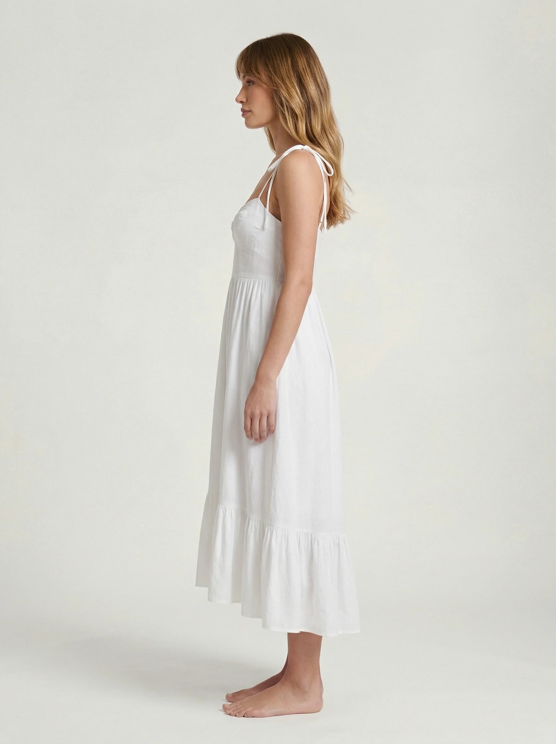 Gestuftes Midikleid Ophelia Rose