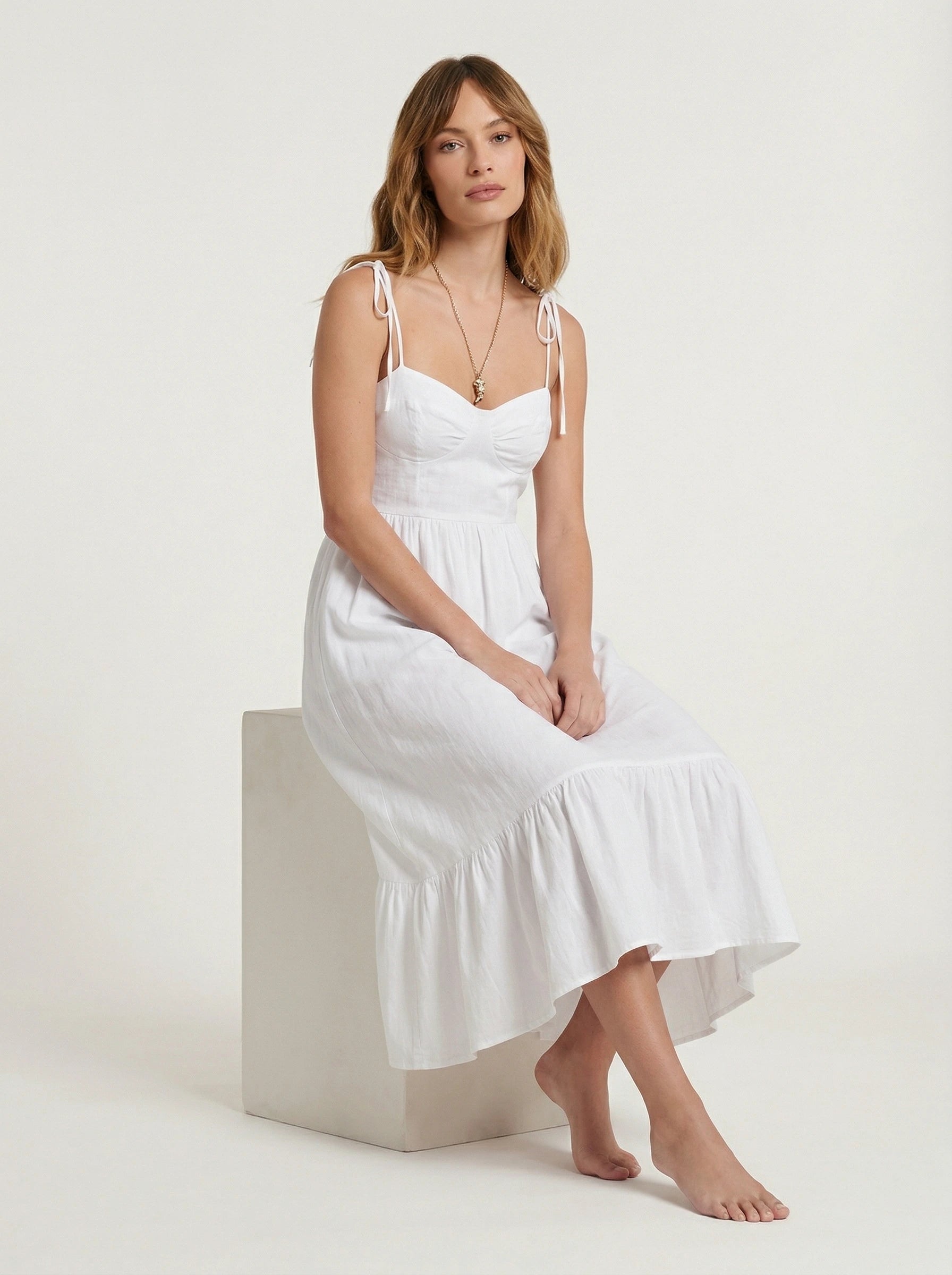 Gestuftes Midikleid Ophelia Rose