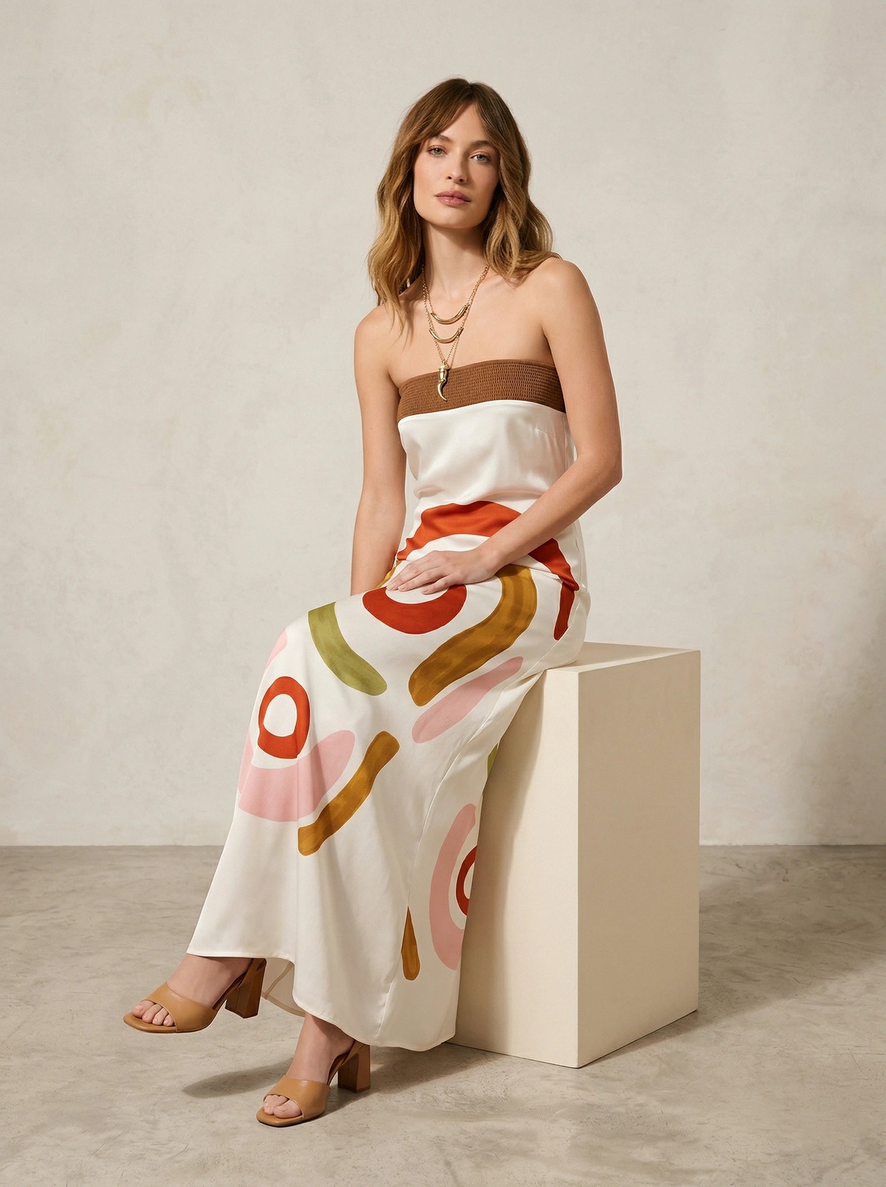 Cut-Out Maxikleid Valentina Rose