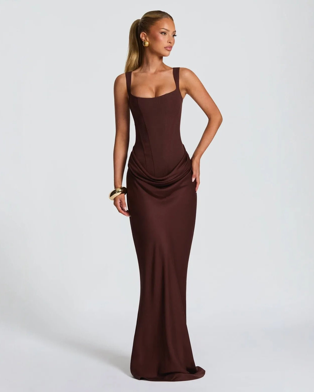 Flattering Dresses collection image featuring Ruched Bodycon Dress Valentina Rose