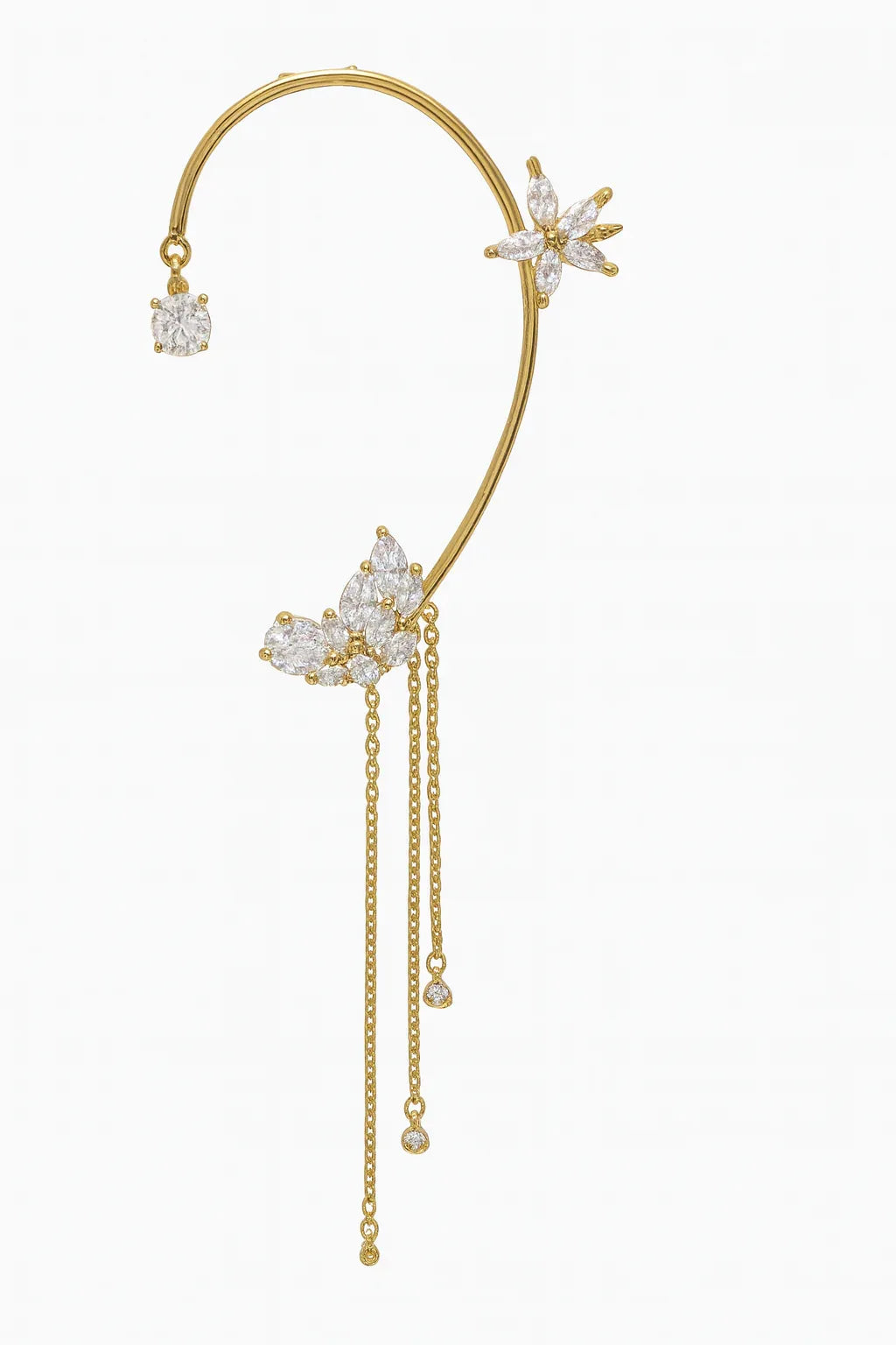 Aurora Starfall Ear Cuff - Rose & Mews