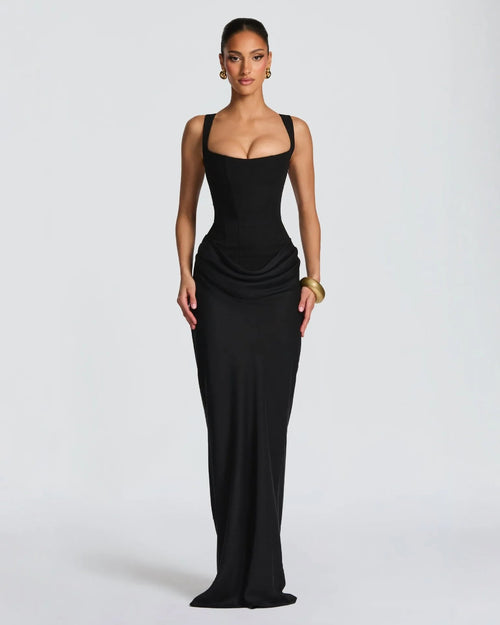 Vestido bodycon drapeado Valentina Rose