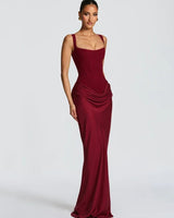 Vestido bodycon cuello halter Isadora Rose
