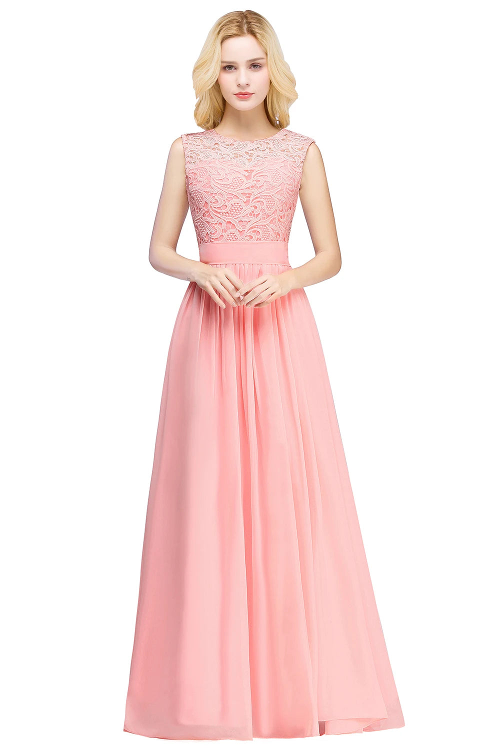 Beaded Chiffon Prom Gown Rosalind Rose