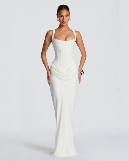 Vestido bodycon drapeado Valentina Rose