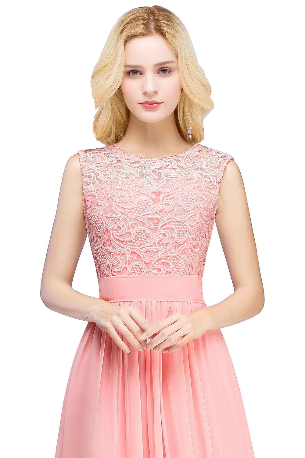 Beaded Chiffon Prom Gown Rosalind Rose