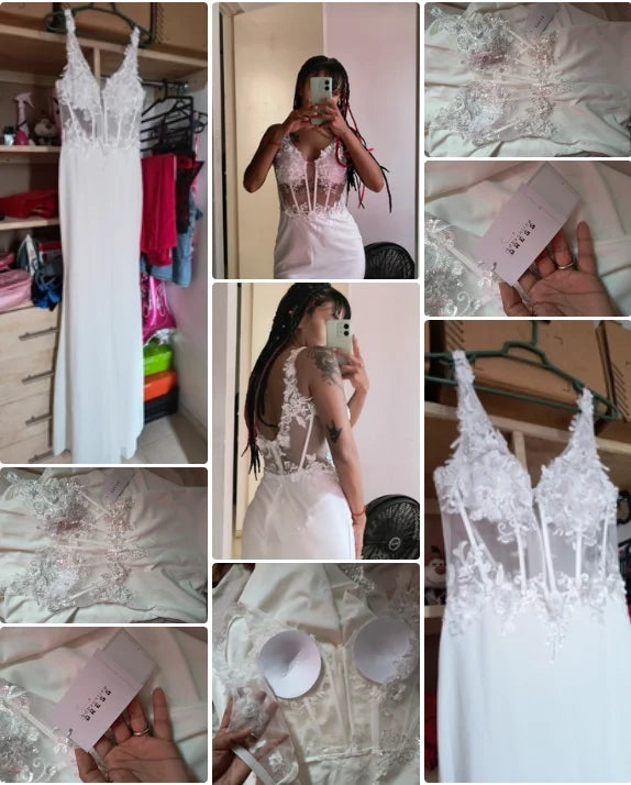 Beaded Chiffon Prom Gown Rosalind Rose
