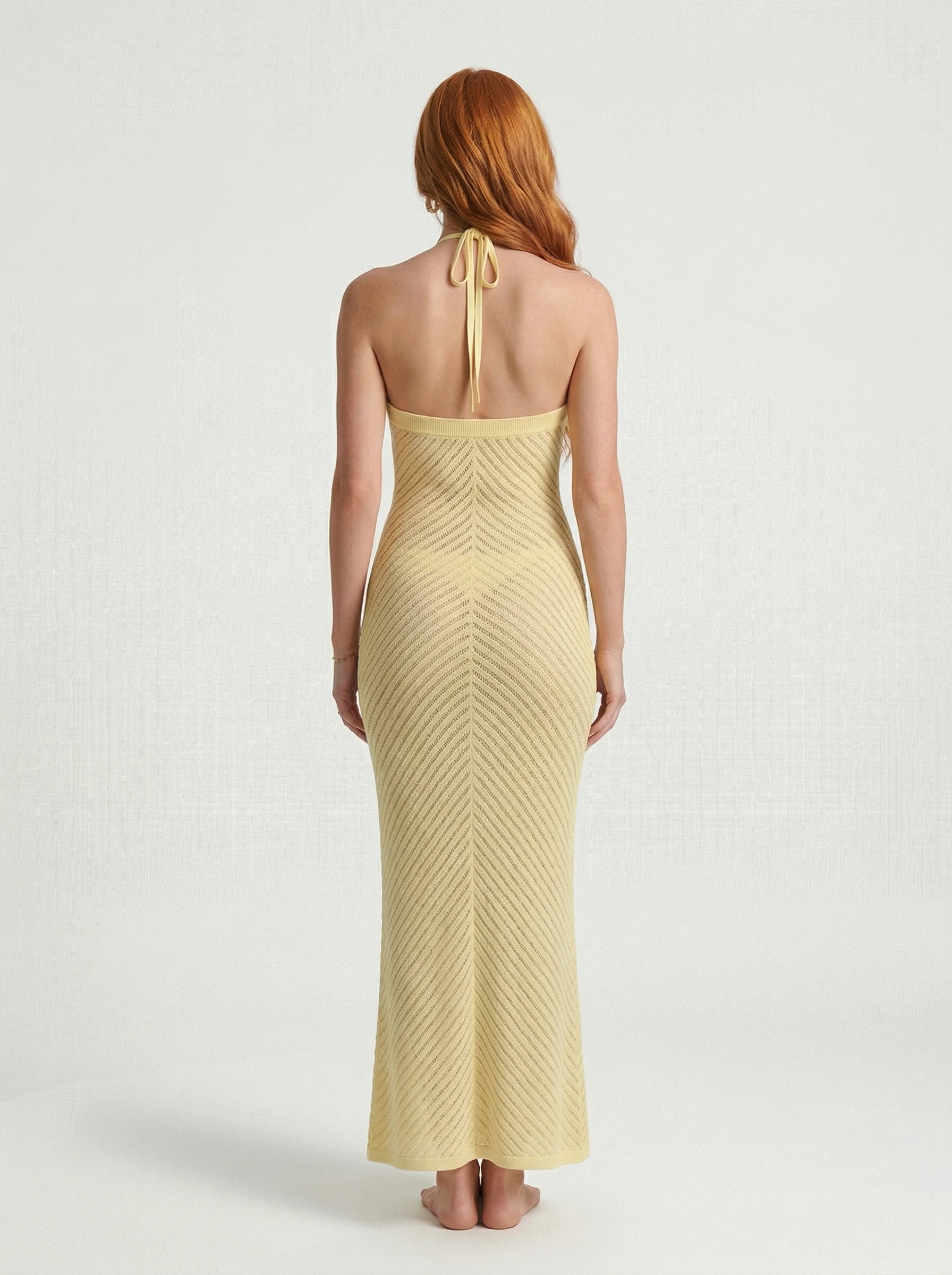 Crochet Maxi Dress Aurelia Rose
