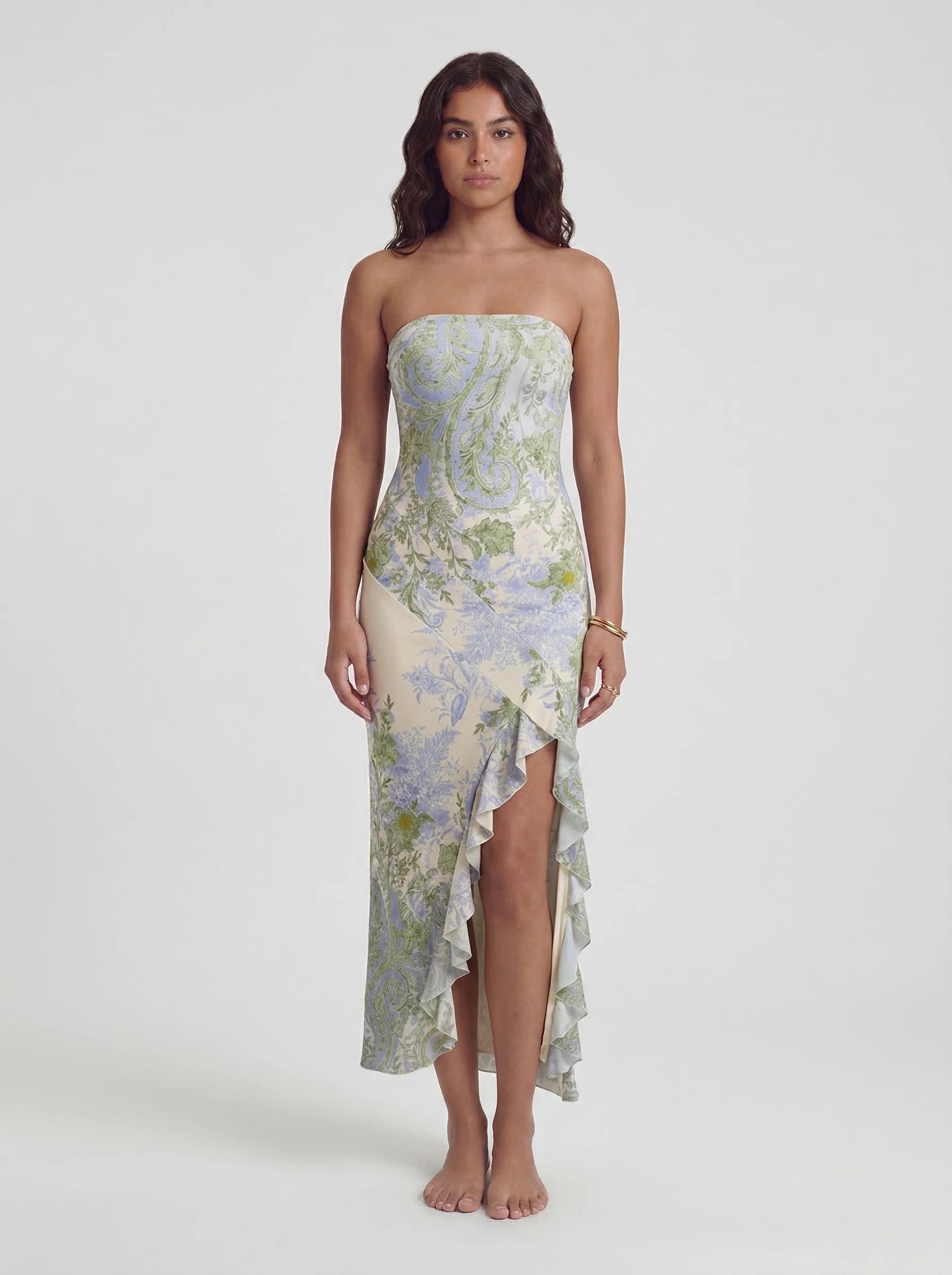 Ruched Bodycon Dress Celeste Rose