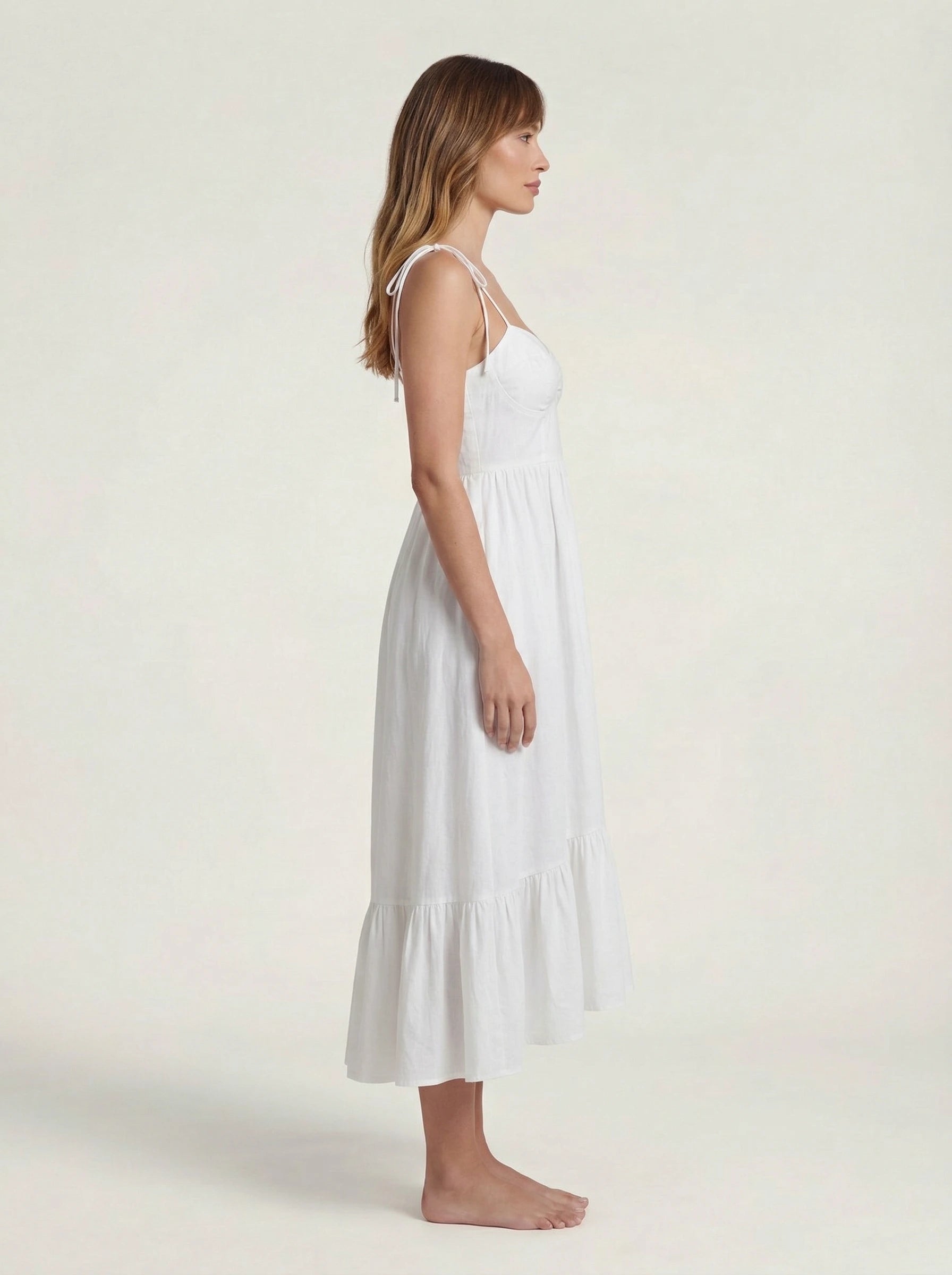Gestuftes Midikleid Ophelia Rose