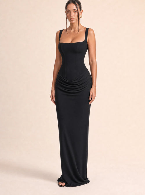 Ruched Bodycon Dress Valentina Rose